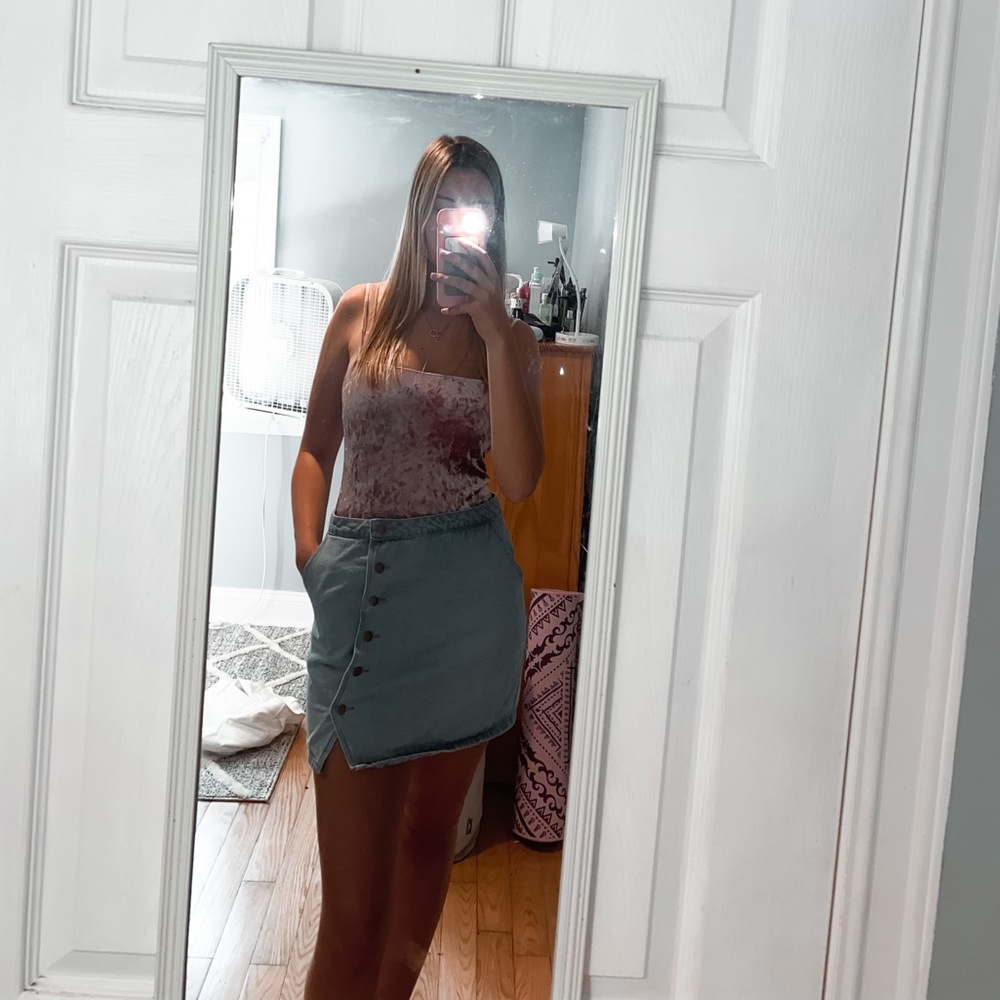 Pink Velvet Bodysuit